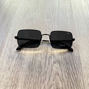 quay australia TTYL black small polarized square retro sunglasses eyewear new